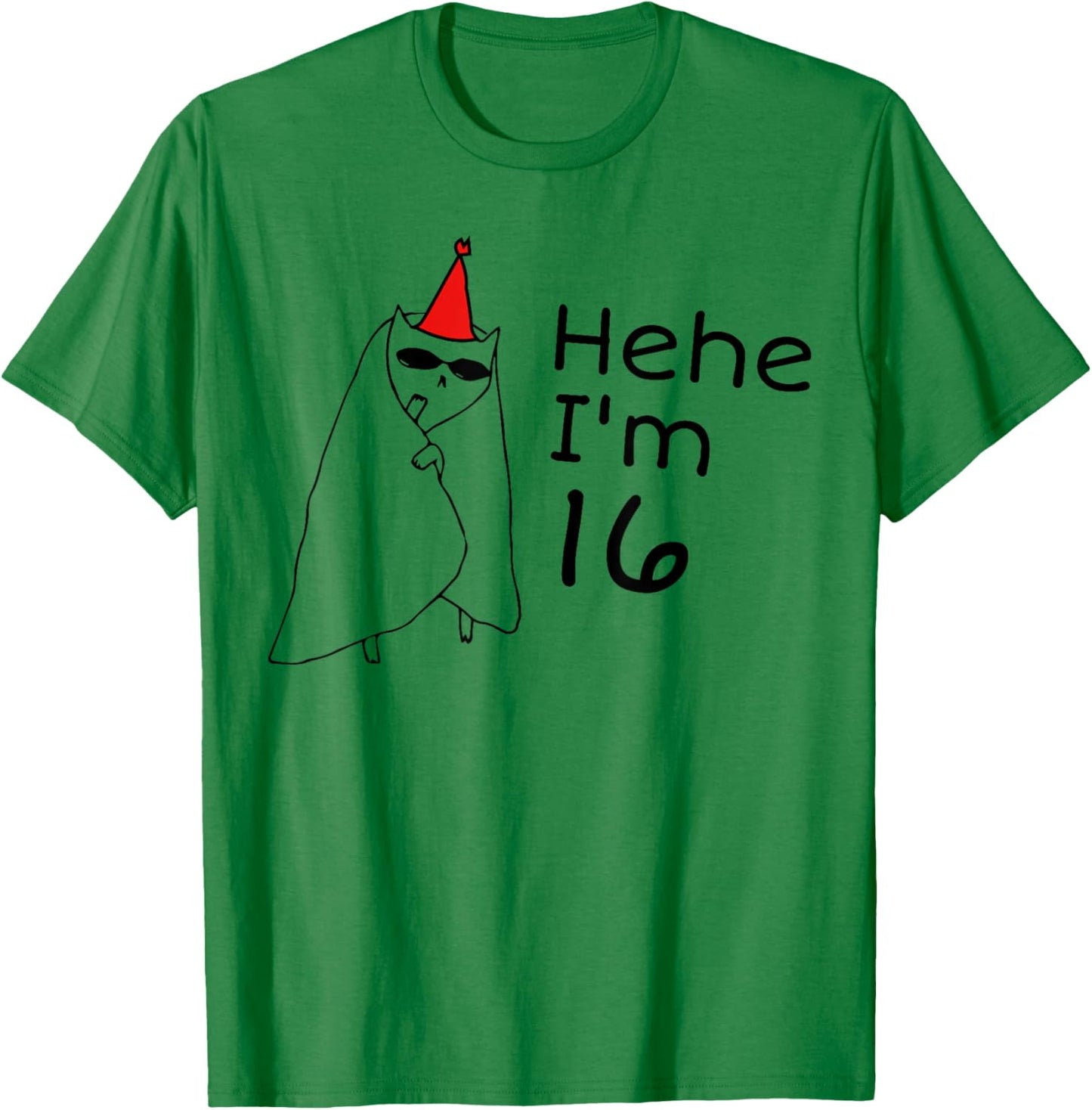 16th Birthday Party Funny 16 Years Old Birthday Teens T-Shirt - T-Shirt | Irish Green