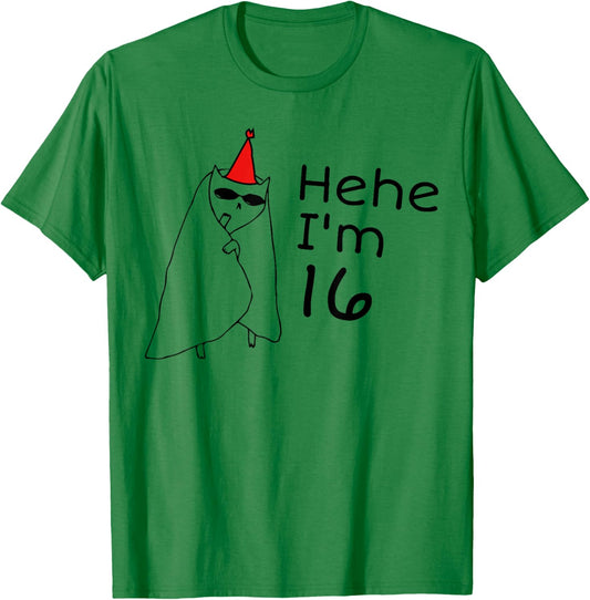 16th Birthday Party Funny 16 Years Old Birthday Teens T-Shirt - T-Shirt | Irish Green