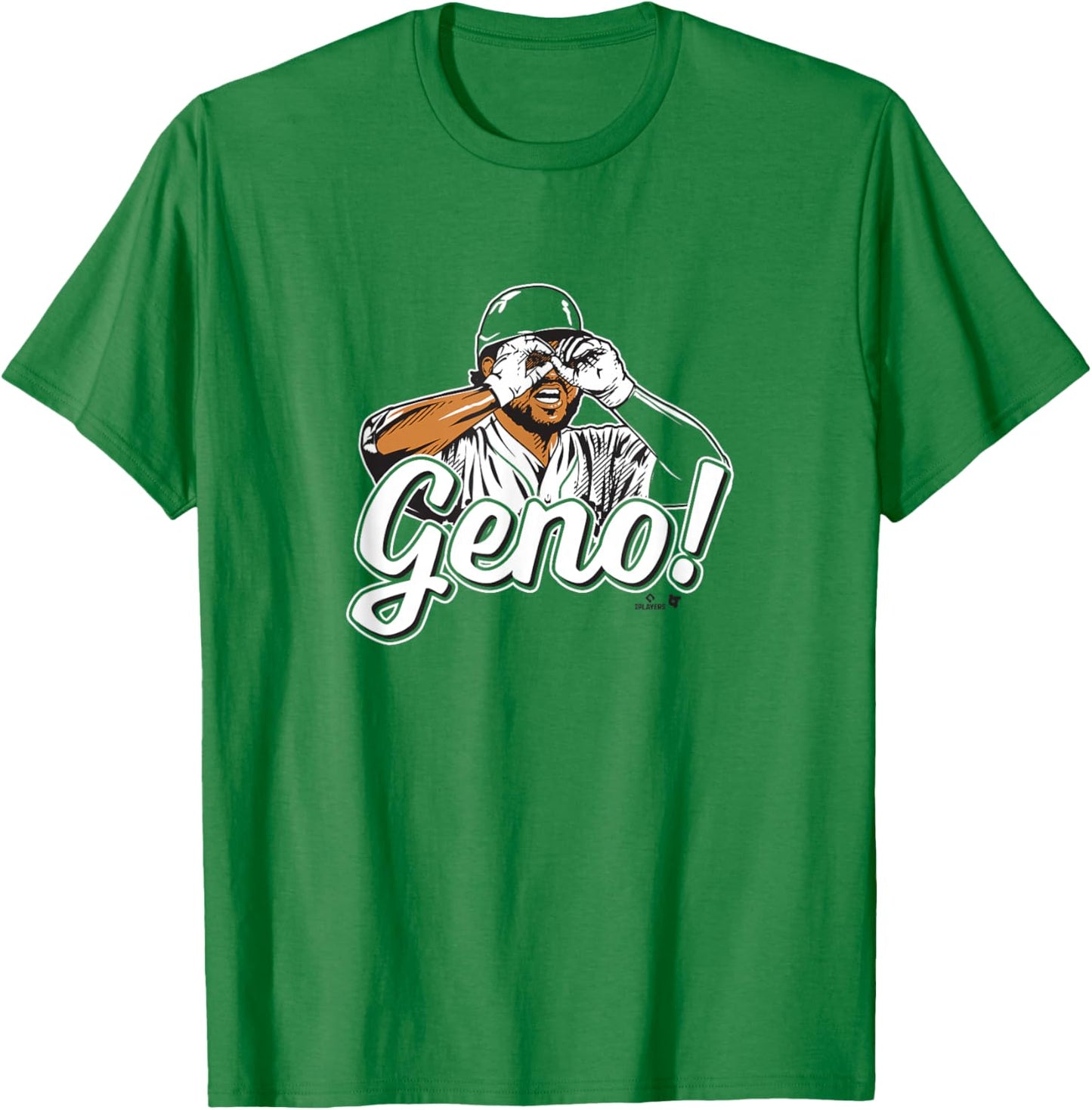 Eugenio Suarez - Geno Goggles - Cincinnati Baseball T-Shirt - T-Shirt | Irish Green