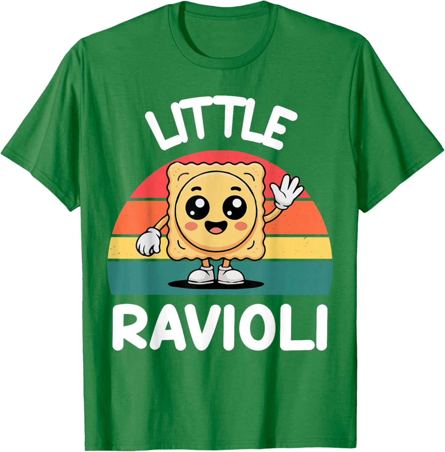 Little Ravioli Funny Italian Food Toddler Italian Italy Kid T-Shirt - T-Shirt | Irish Green