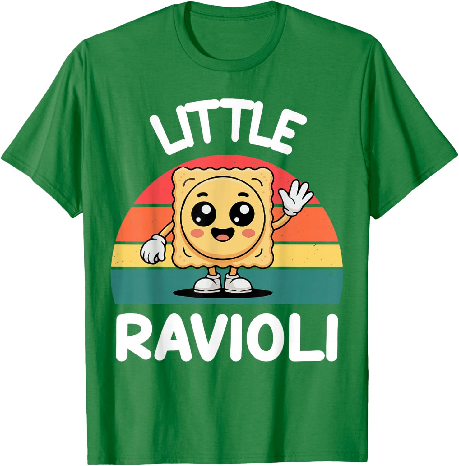 Little Ravioli Funny Italian Food Toddler Italian Italy Kid T-Shirt - T-Shirt | Irish Green