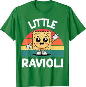 Little Ravioli Funny Italian Food Toddler Italian Italy Kid T-Shirt - T-Shirt | Irish Green