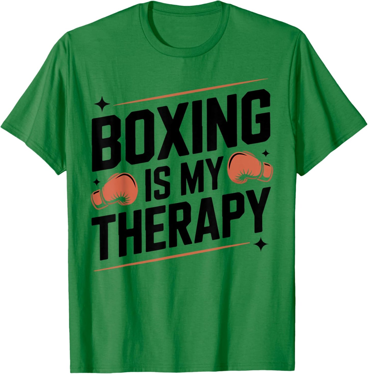 Boxing Boxing is My Therapy T-Shirt - T-Shirt | Irish Green