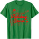Funny Xmas Cocktail Vintage Full of Holiday Spirit Christmas T-Shirt - T-Shirt | Irish Green
