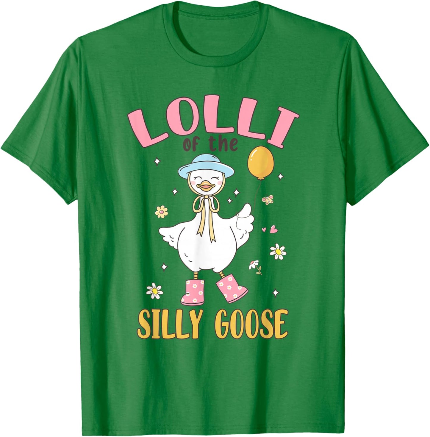 Lolli of The Silly Goose First Birthday Family Matching T-Shirt - T-Shirt | Irish Green