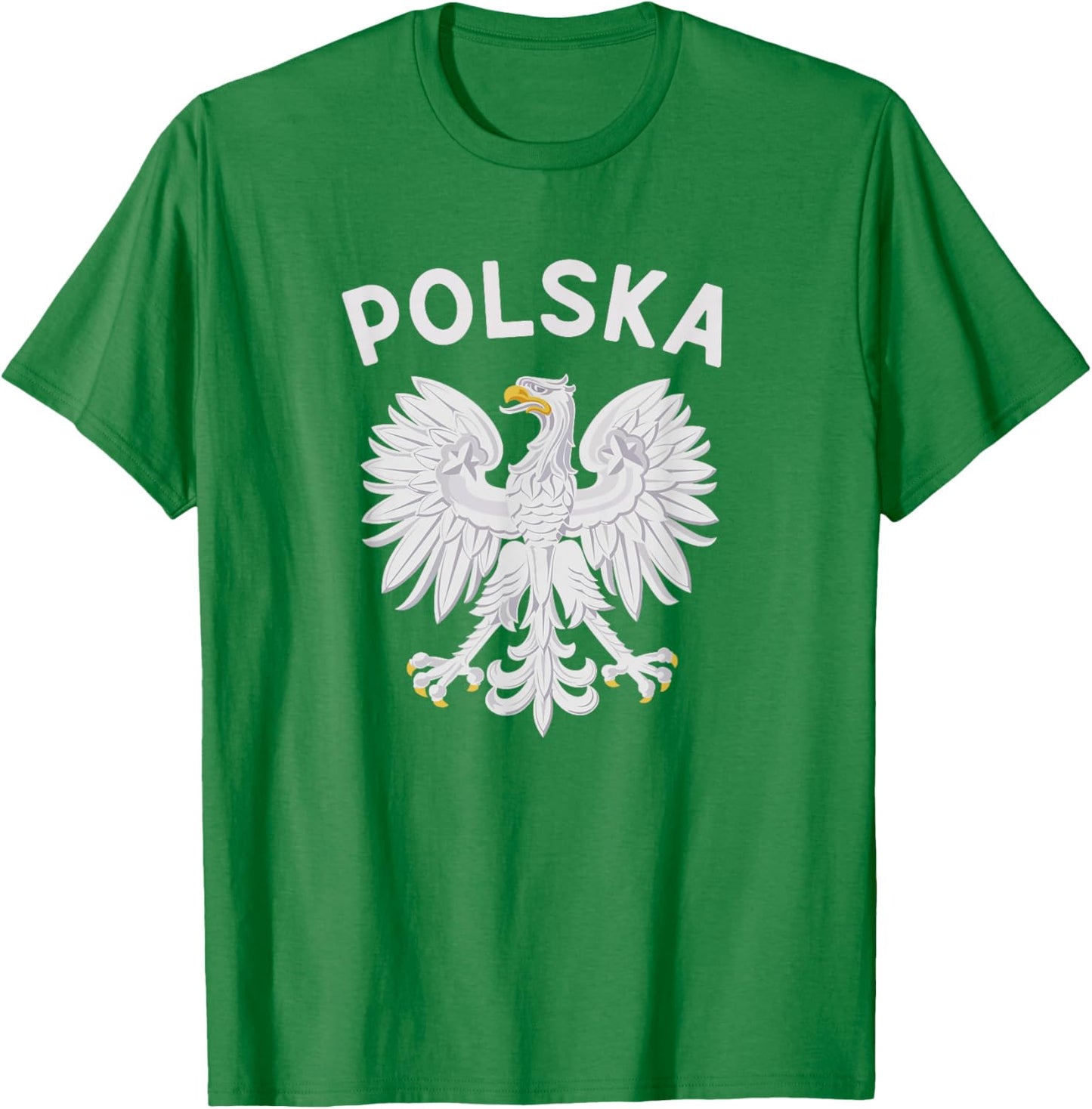 Poland Flag Polish Gifts Polska Vacation Krakow Warsaw T-Shirt - T-Shirt | Irish Green