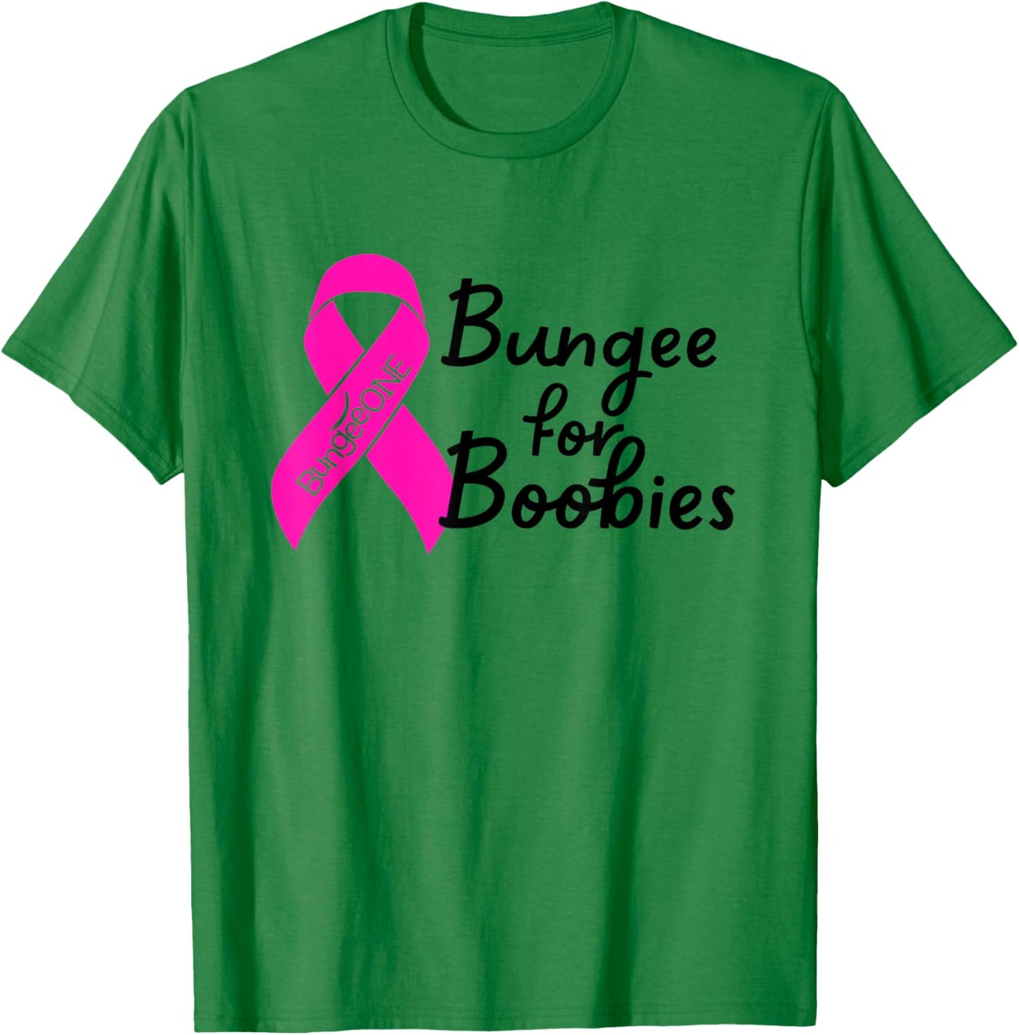 Bungee for Breast Cancer Awareness T-Shirt - T-Shirt | Irish Green