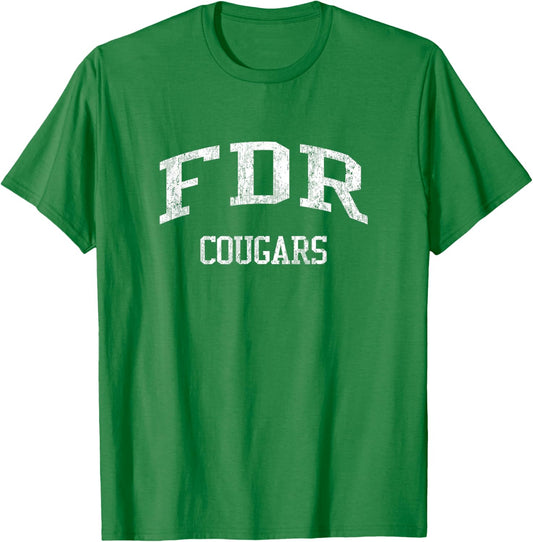 FDR High School HS Brooklyn NY Vintage Sports T-Shirt - T-Shirt | Irish Green
