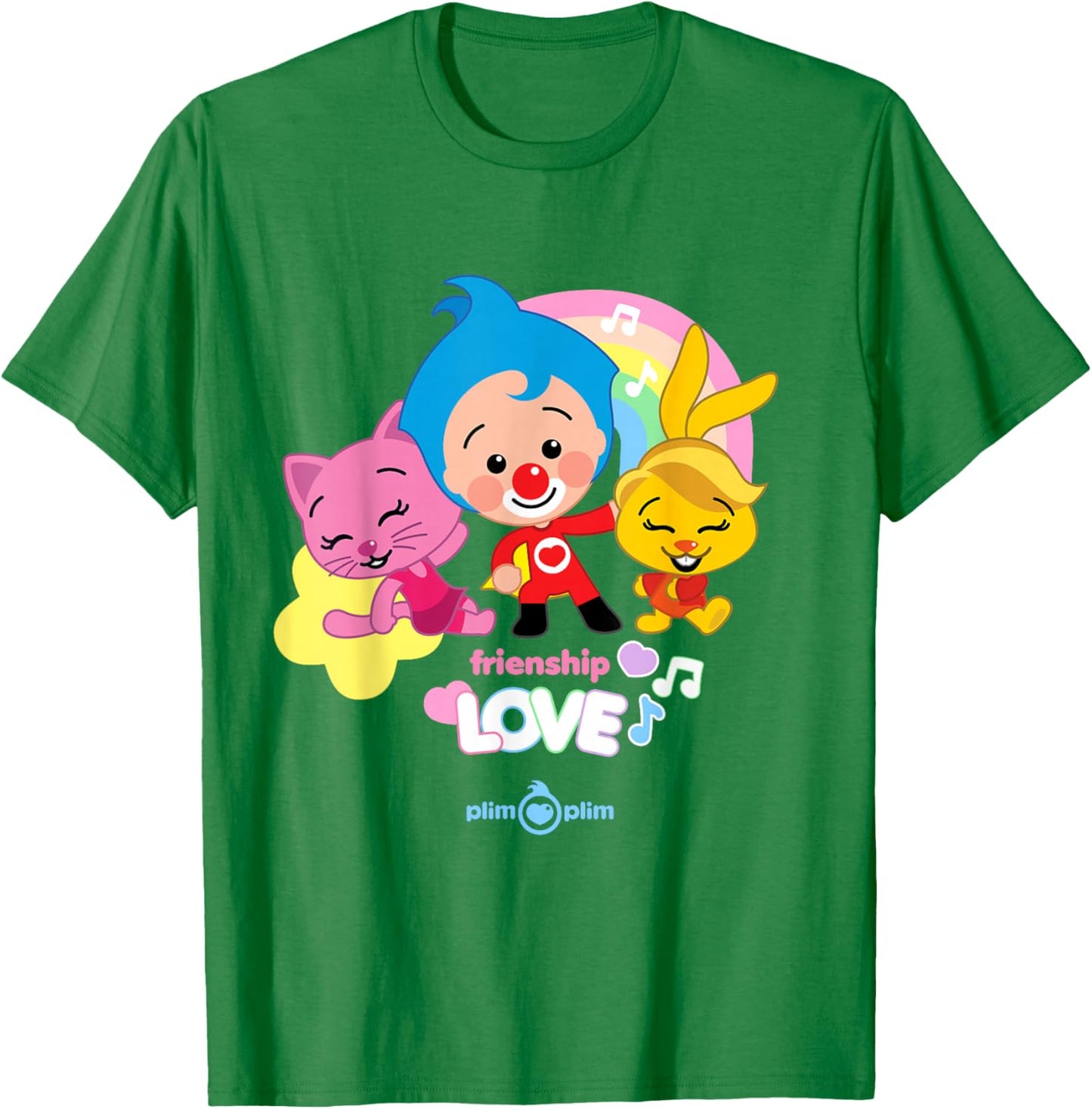 Plim Plim Valentine's Day – Friendship Love T-Shirt - T-Shirt | Irish Green