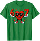 Funny Six Seven 6 7 Valentines Day Boys Girls Kids 67 Meme T-Shirt - T-Shirt | Irish Green