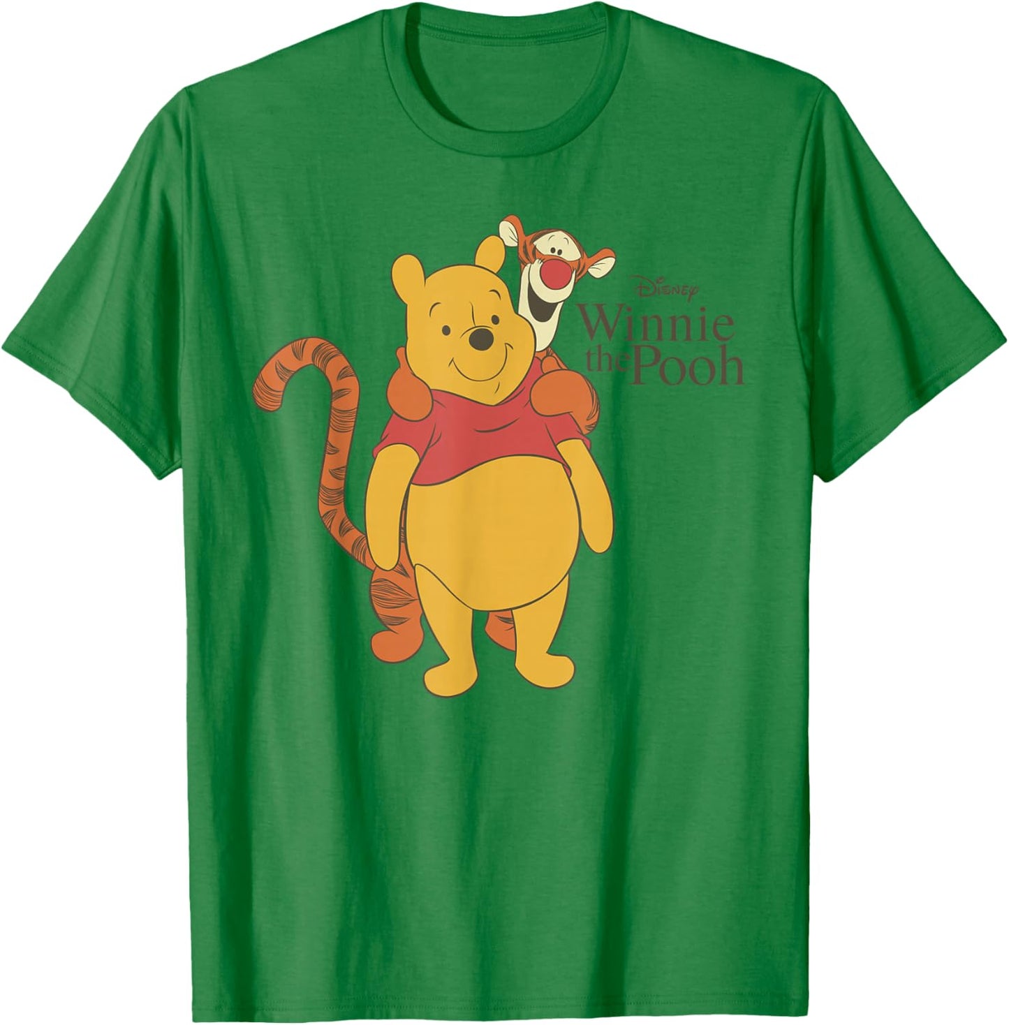 Disney Winnie The Pooh and Tigger The Best Friends T-Shirt - T-Shirt | Irish Green