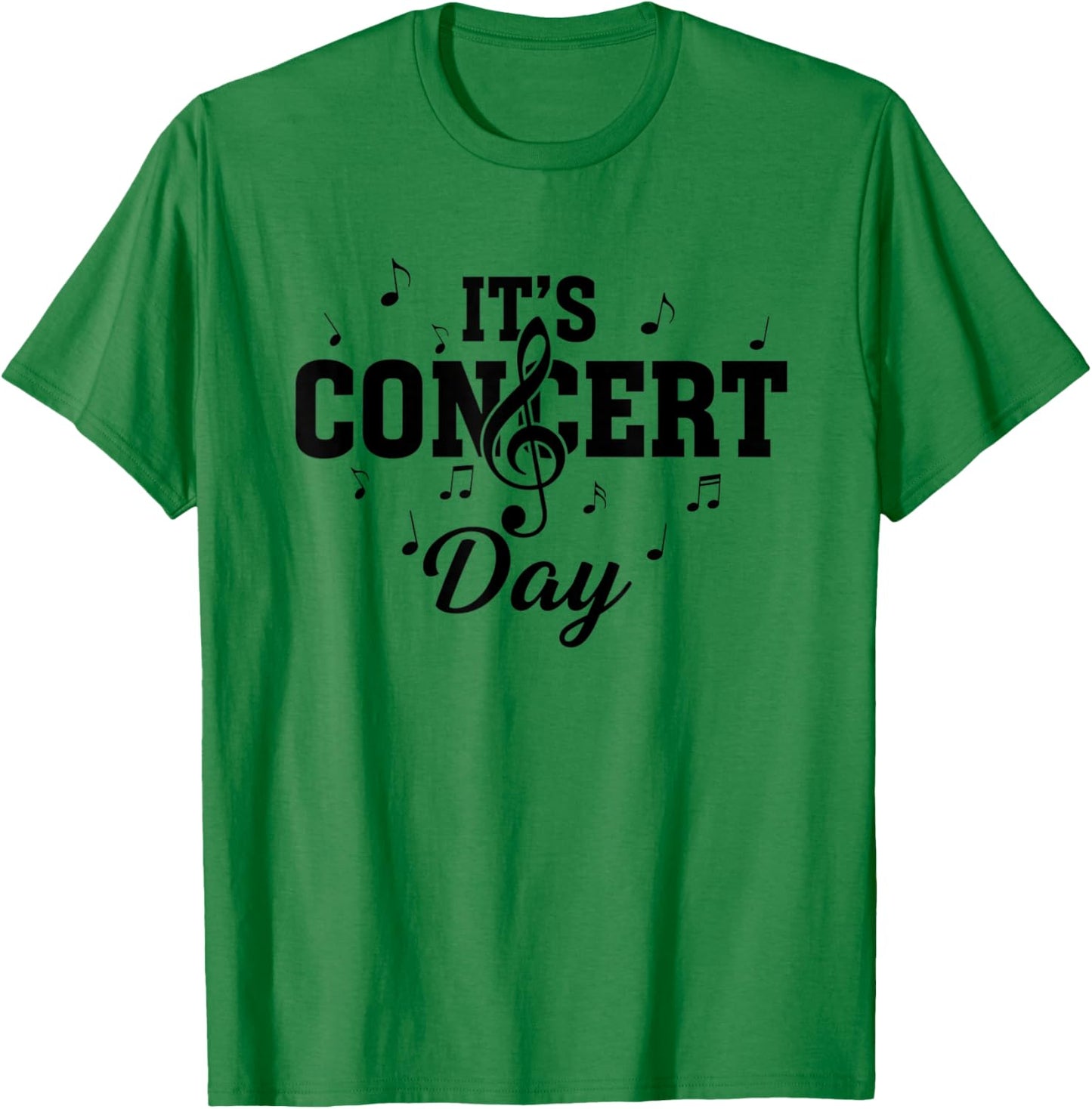 Cute Music Enthusiast Concert Day Musical Event T-Shirt - T-Shirt | Irish Green