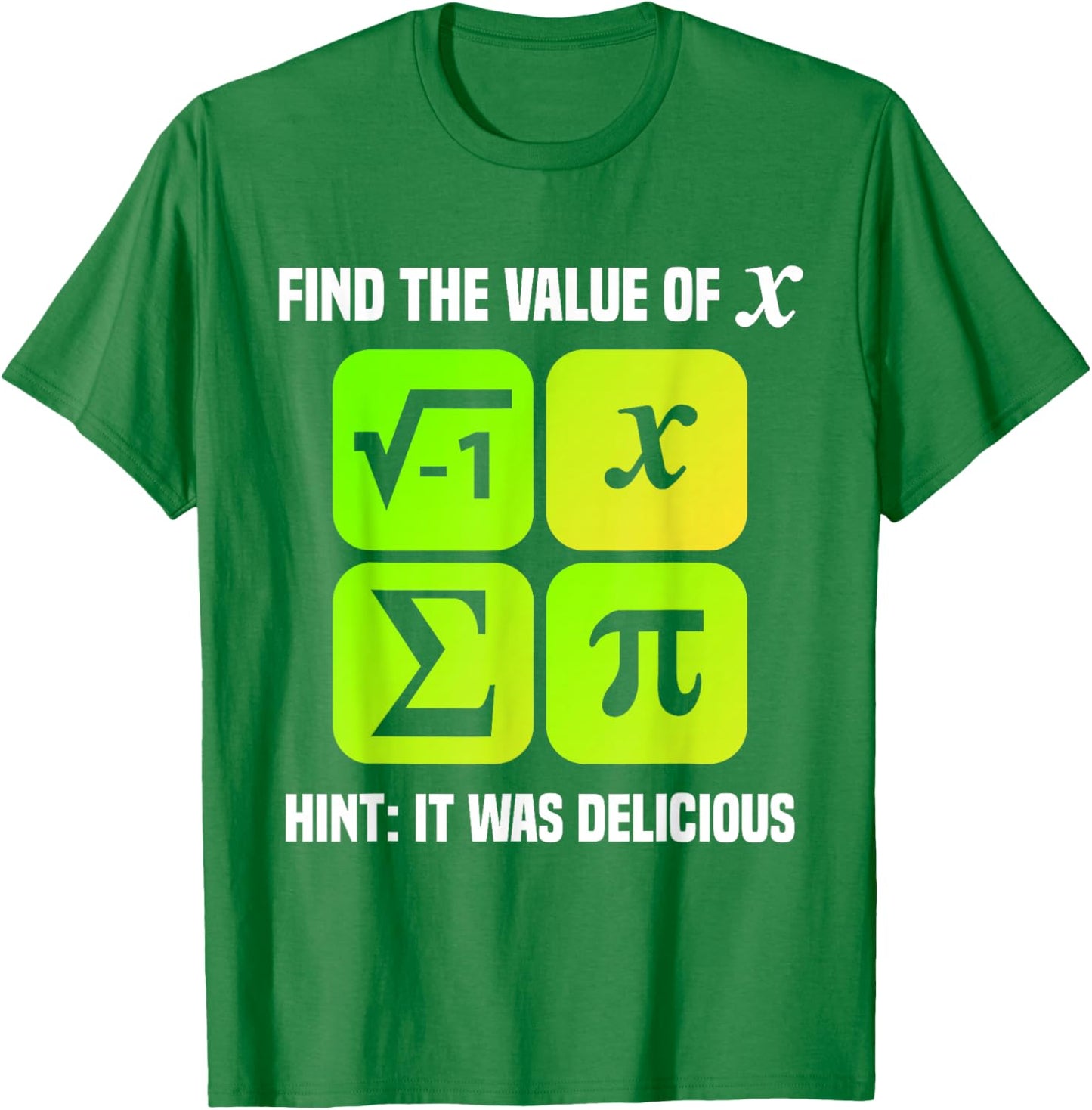 Pi Day I Ate Some Pie and It was Delicious Funny Math Puns T-Shirt - T-Shirt | Irish Green