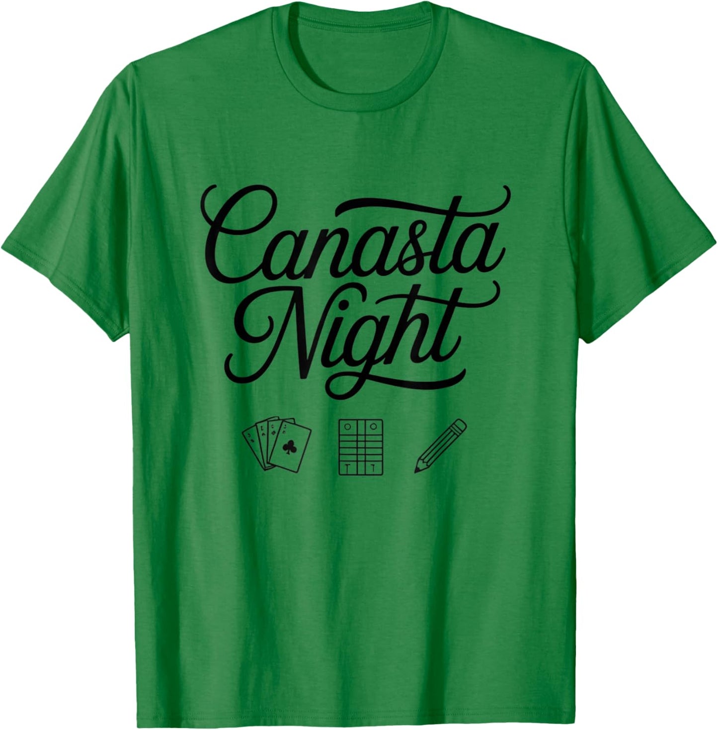 Peace Love Canasta Card Game Canasta Night Lover Card Game T-Shirt - T-Shirt | Irish Green