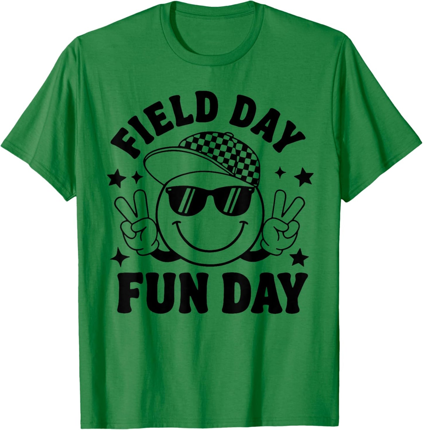 Field Day Fun Day Let The Games Begin Field Trip Boys Girls T-Shirt - T-Shirt | Irish Green