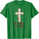 He is Mine I Am His Christian Faith Love Cross Valentine T-Shirt - T-Shirt | Irish Green