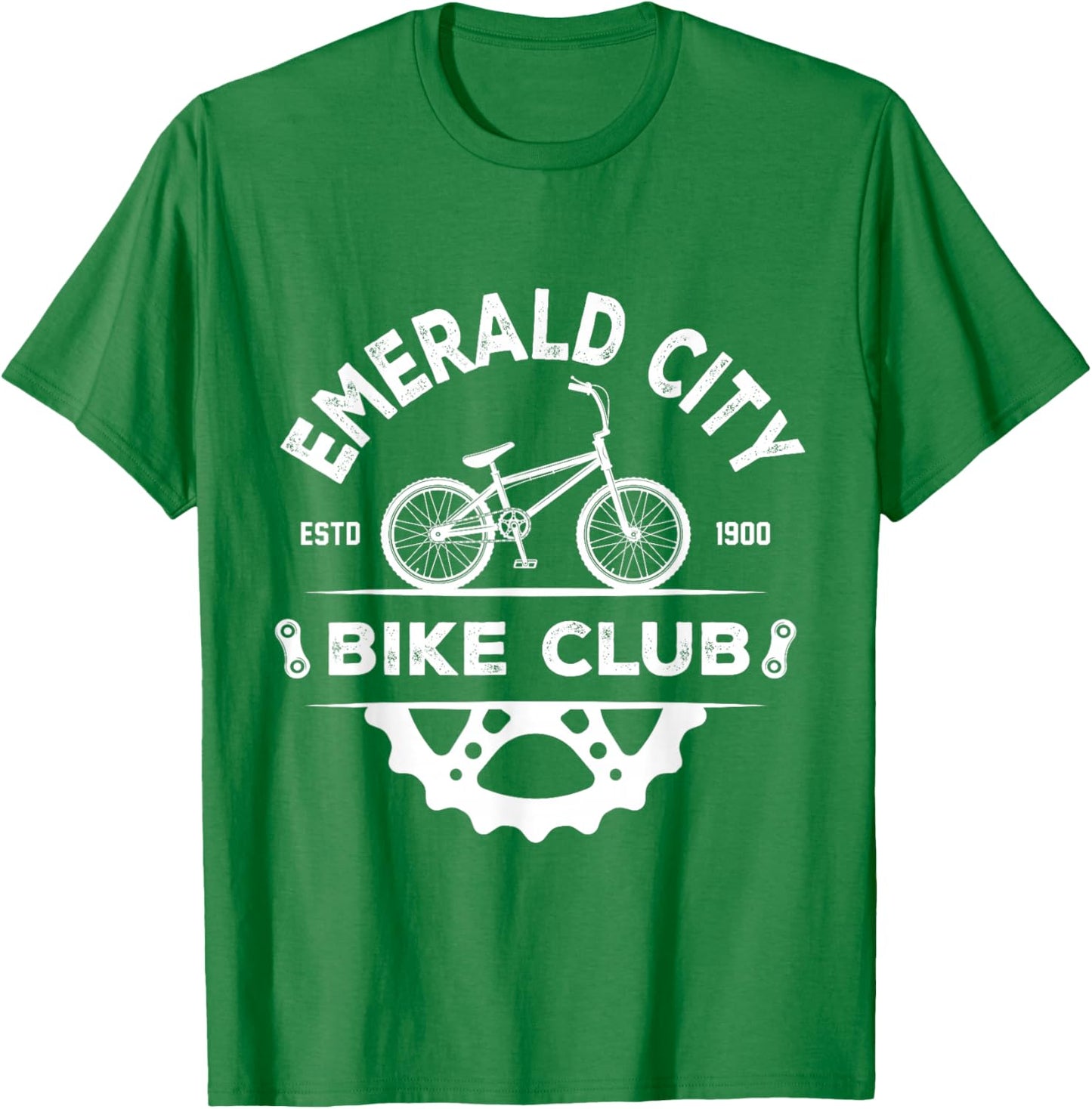 Wizard of Oz Emerald City Bike Club Costume Halloween Group T-Shirt - T-Shirt | Irish Green