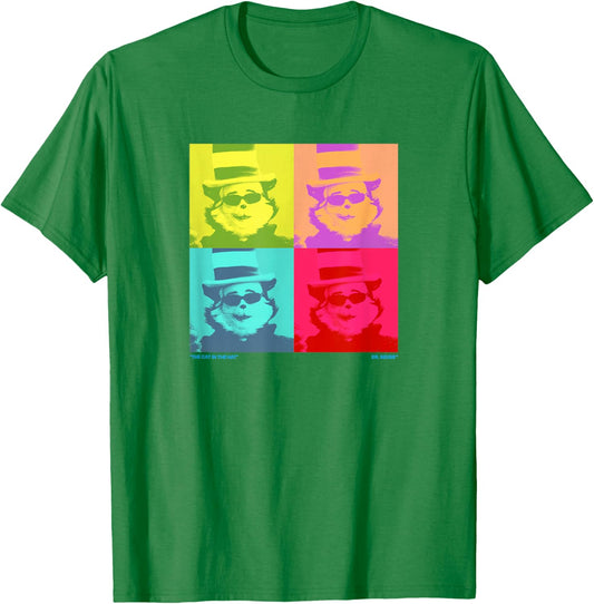 The Cat in The Hat Signature Collection Portrait Color Block T-Shirt - T-Shirt | Irish Green