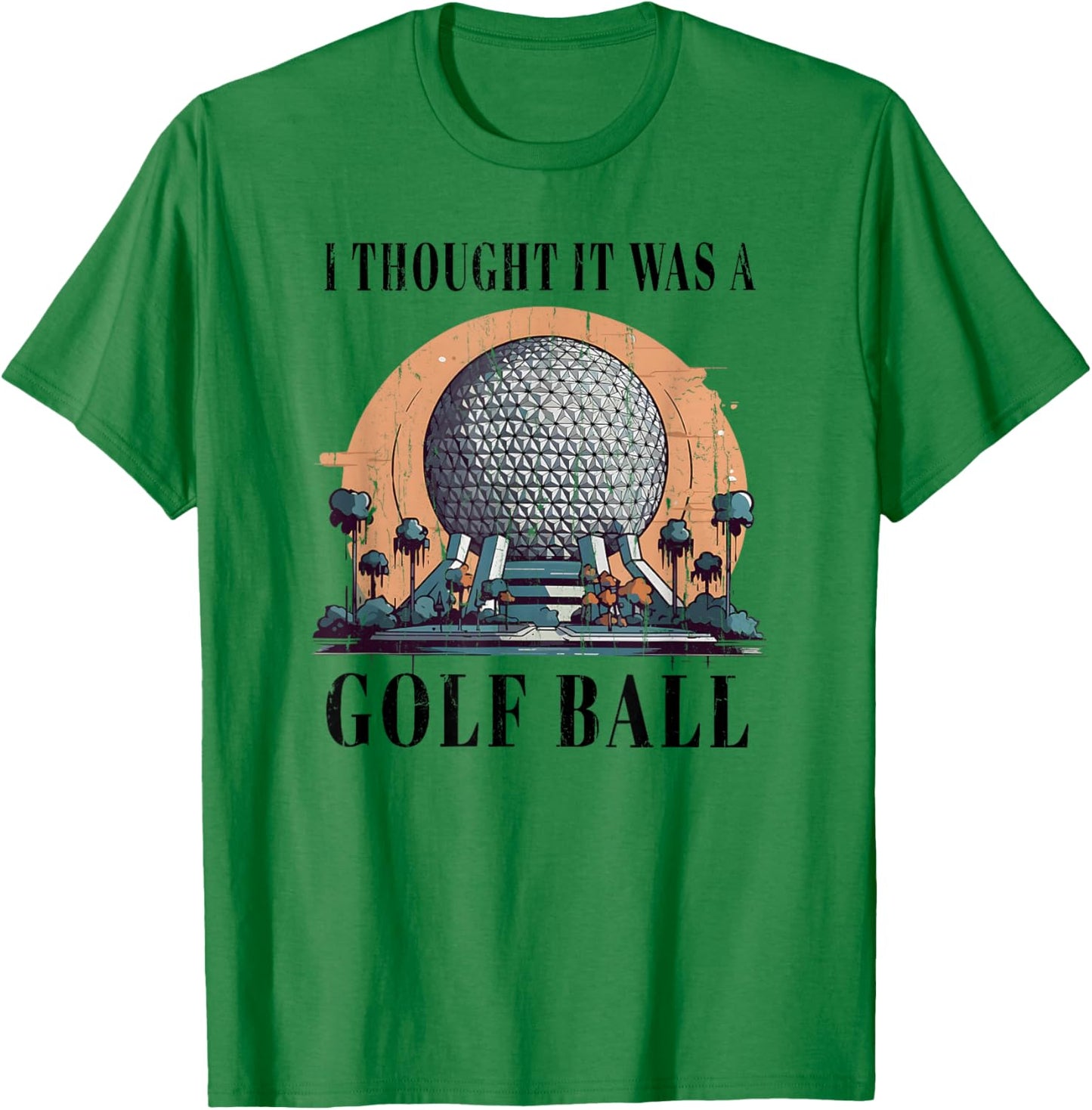 I Thought It was A Golf Ball, Funny Golf Ball T-Shirt - T-Shirt | Irish Green