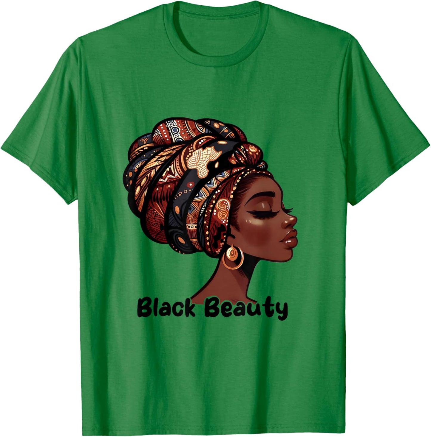 Black History Month Melanin Queen Strong Black Woman Pride T-Shirt - T-Shirt | Irish Green