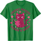 Crochet Because Murder is Wrong Funny Crochet Lover T-Shirt - T-Shirt | Irish Green