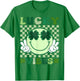 Groovy St Patricks Day Shirts Men Kids Lucky Vibes T-Shirt - T-Shirt | Irish Green