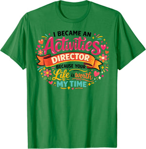 Activity Assistant Squad Team Professionals Appreciation T-Shirt - T-Shirt | Irish Green