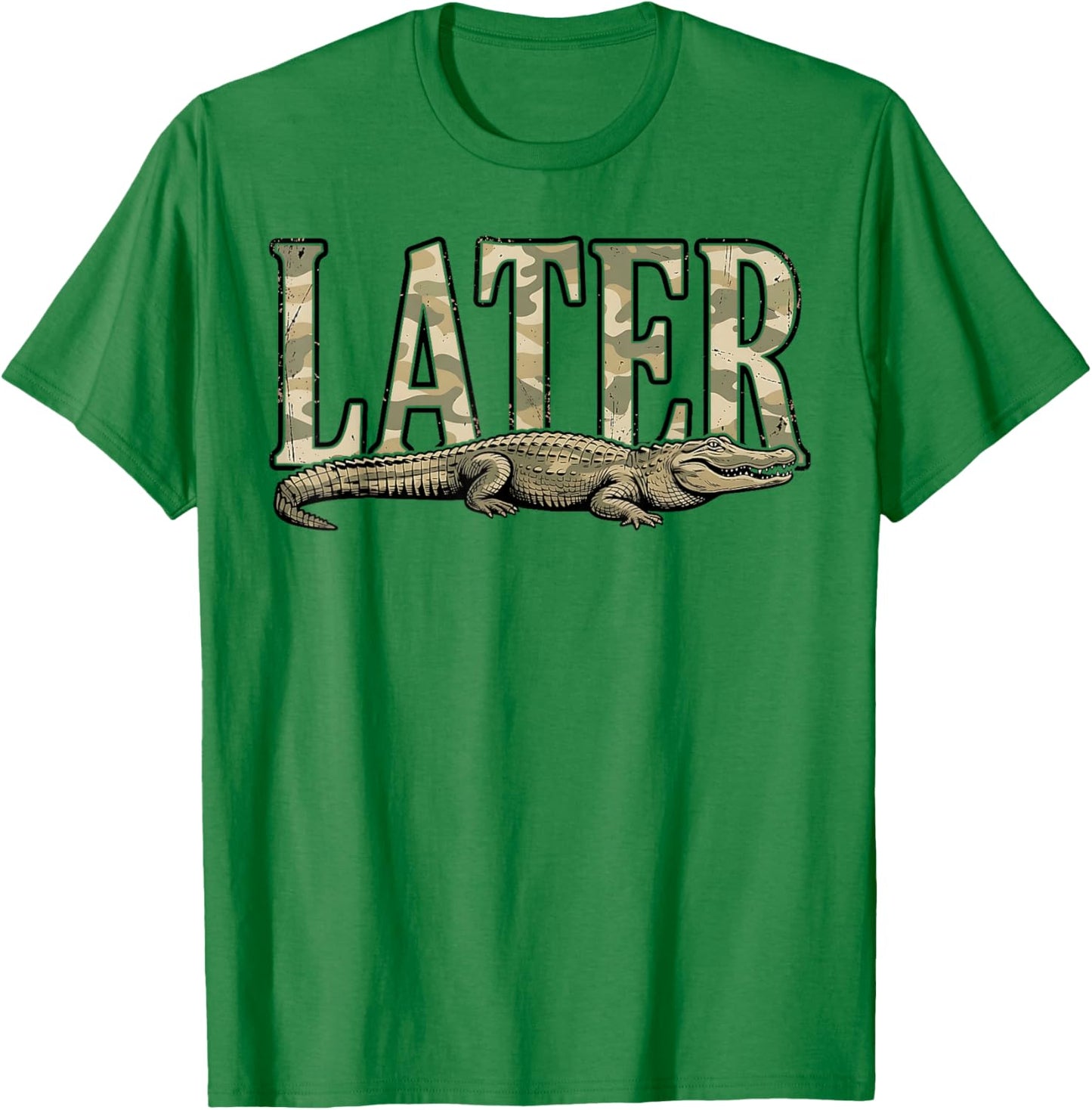 See You Later Teacher Summer Alligator Last Day of School T-Shirt - T-Shirt | Irish Green