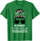 in March We Wear Orange MS Awareness Multiple Sclerosis T-Shirt - T-Shirt | Irish Green