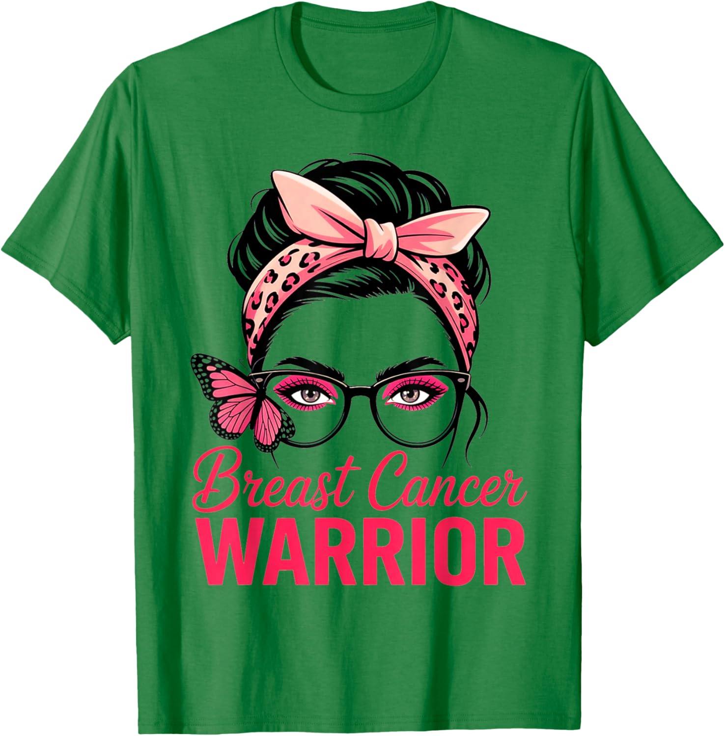 Breast Cancer Awareness Warrior Women Men Survivor T-Shirt - T-Shirt | Irish Green