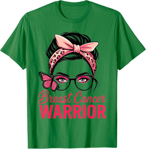 Breast Cancer Awareness Warrior Women Men Survivor T-Shirt - T-Shirt | Irish Green
