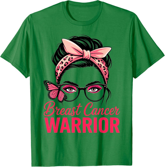 Breast Cancer Awareness Warrior Women Men Survivor T-Shirt - T-Shirt | Irish Green