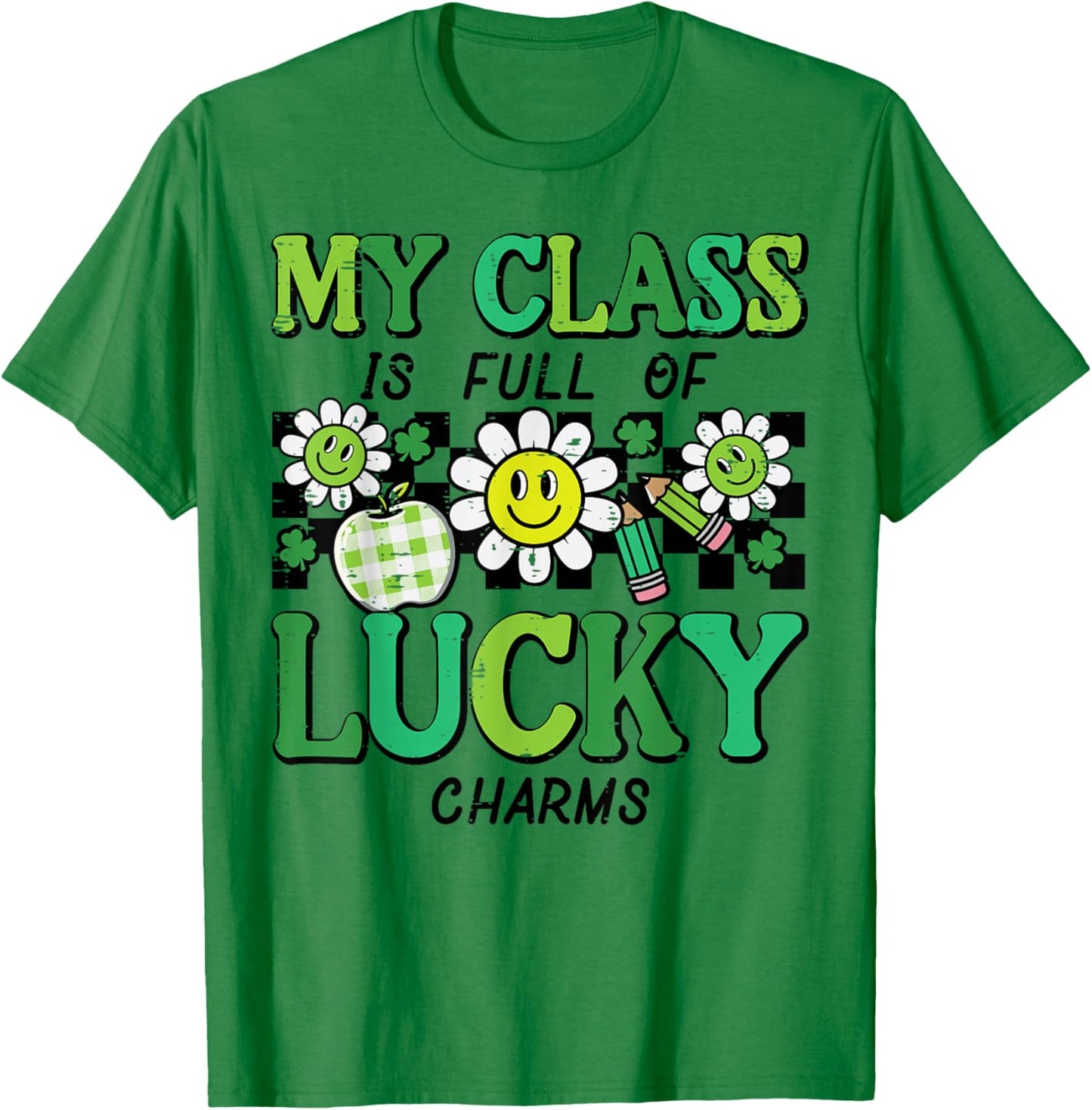 St Patricks Day Class Lucky Charm Saint Pattys Teacher Women T-Shirt - T-Shirt | Irish Green