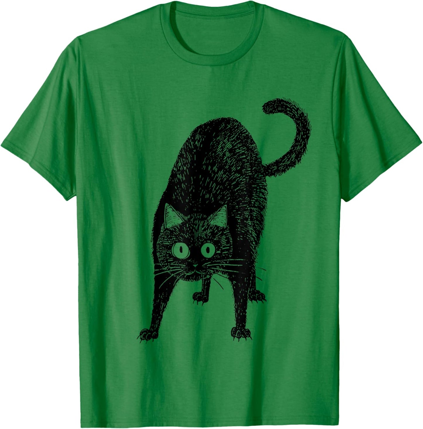 Alert cat T-Shirt - T-Shirt | Irish Green