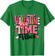 Valentine Vibes Happy Valentine Pink Bow Girl Kids T-Shirt - T-Shirt | Irish Green