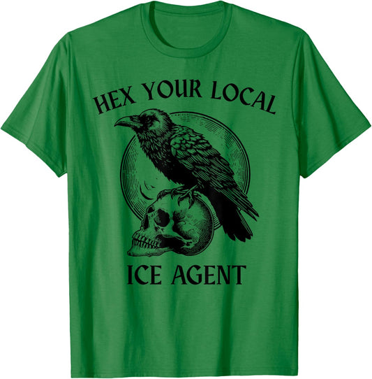 Hex Your Local ICE Agent T-Shirt - T-Shirt | Irish Green