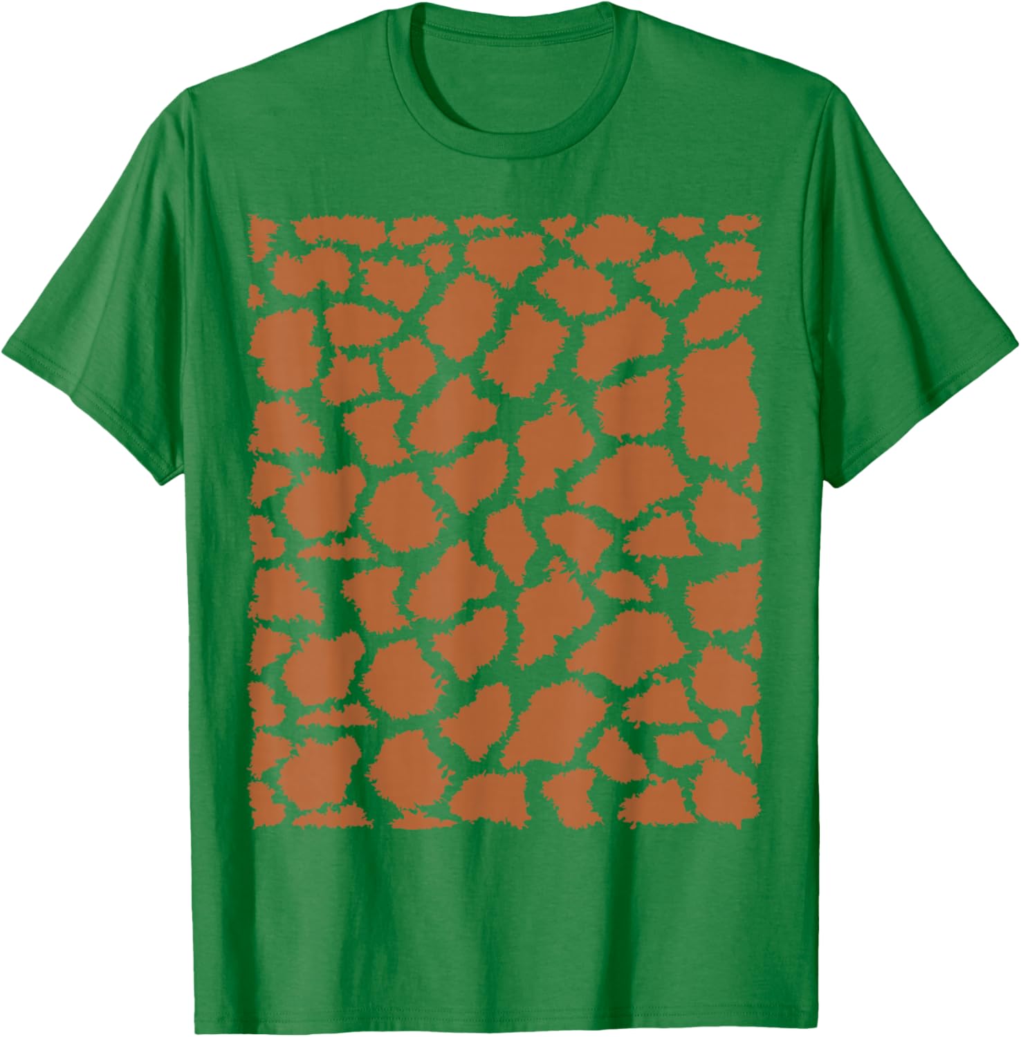 Giraffe Print Shirt Adult Men Women Kids Giraffe Costume T-Shirt - T-Shirt | Irish Green