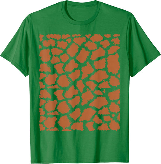 Giraffe Print Shirt Adult Men Women Kids Giraffe Costume T-Shirt - T-Shirt | Irish Green