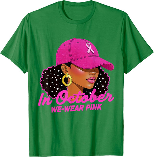 Pink Breast Cancer Shirt T-Shirt - T-Shirt | Irish Green