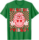 Valentine Vibes Hippie Valentines Day Shirts for Girls Women T-Shirt - T-Shirt | Irish Green