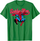 Marvel Comics Spider-Man in Action T-Shirt - T-Shirt | Irish Green