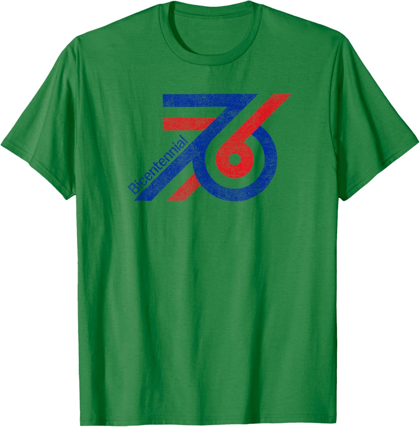 Bicentennial '76 Patriotic Throwback USA T-Shirt - T-Shirt | Irish Green