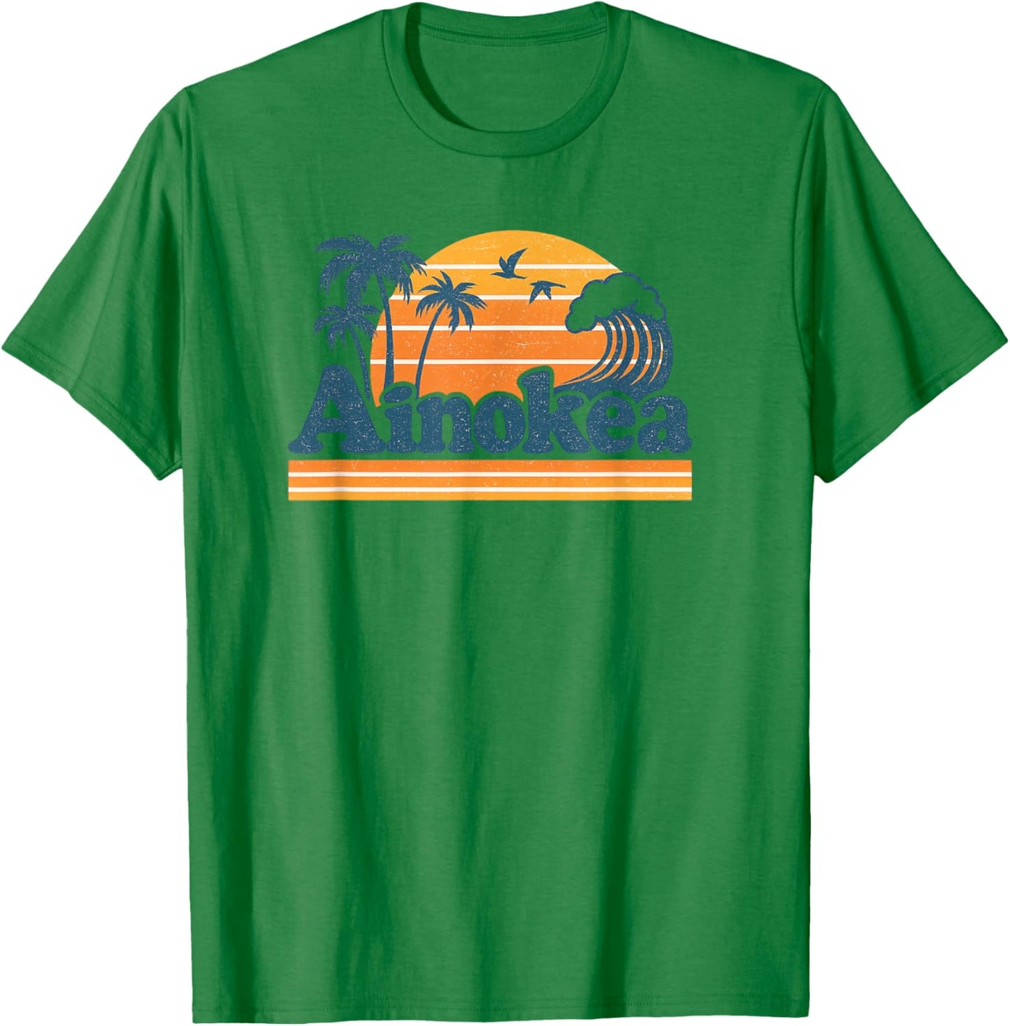 Ainokea Hawaiian T-Shirt - T-Shirt | Irish Green