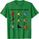 How to Identify A Bird Funny Birdwatching Cute Squirrel Joke T-Shirt - T-Shirt | Irish Green