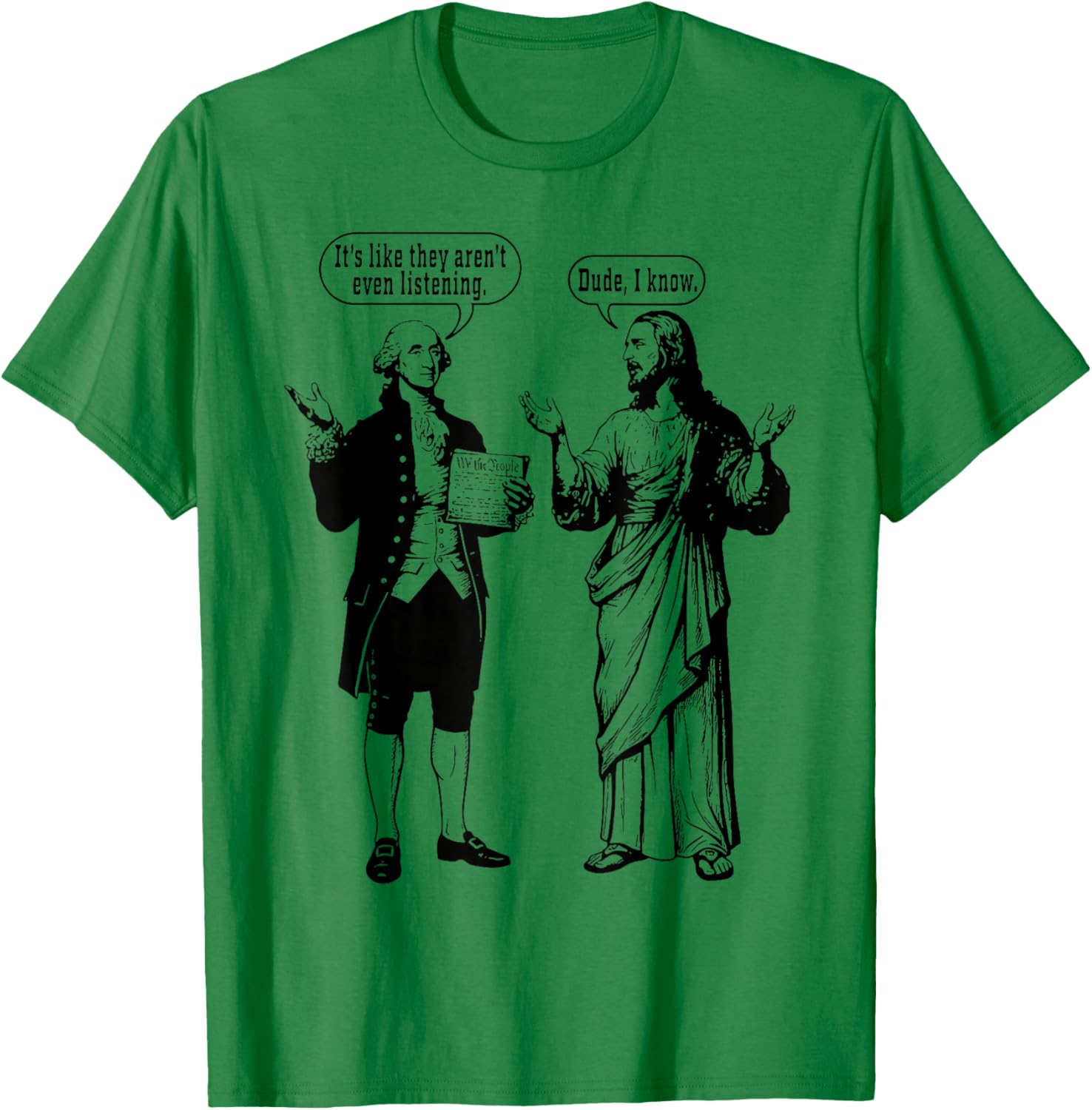 It's Like They aren't Even Funny Historical Religious Meme T-Shirt - T-Shirt | Irish Green