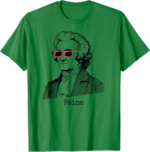 Thomas Paine Funny T-Shirt - T-Shirt | Irish Green