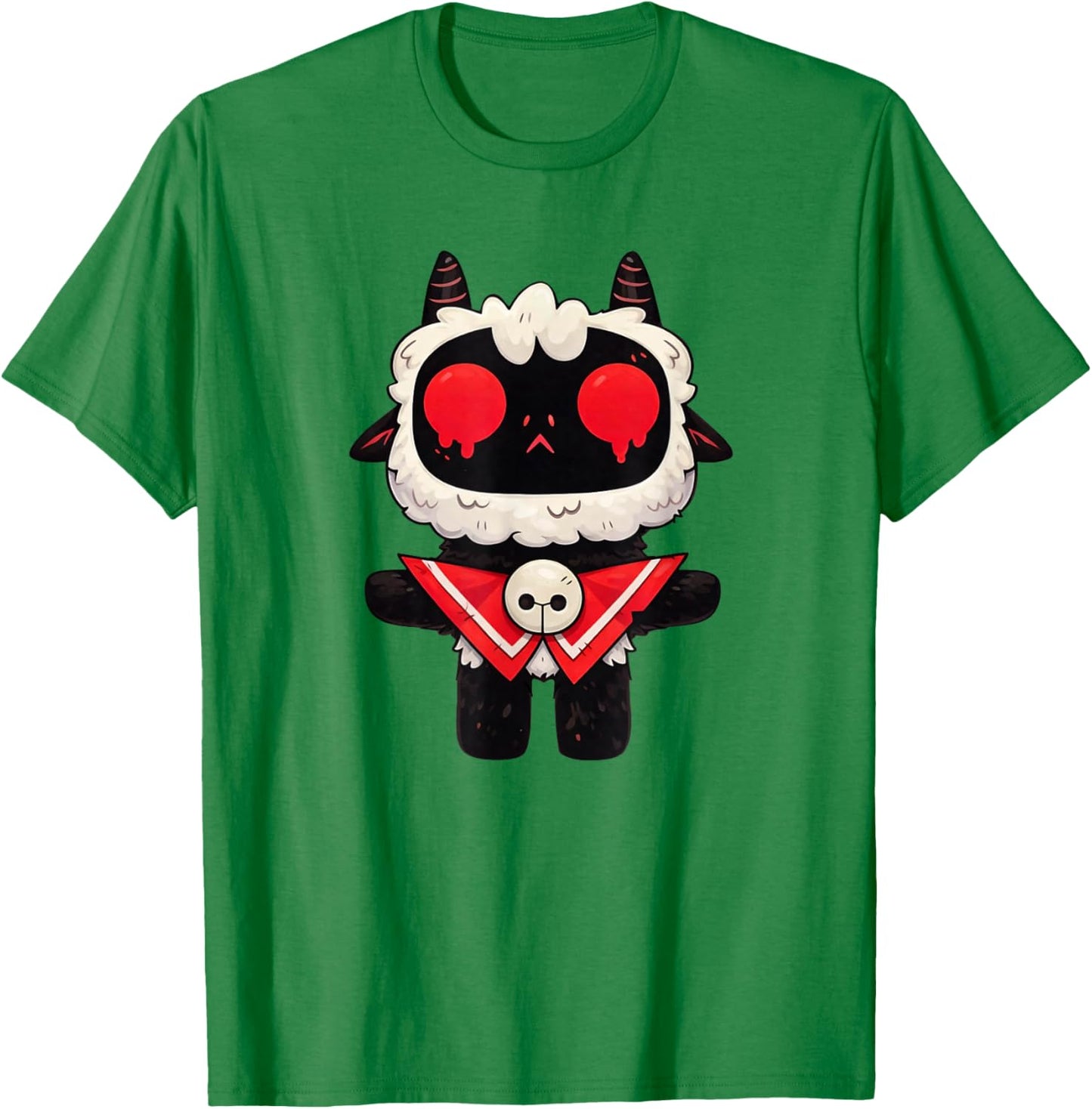 Cute Gamer Cult of The Lamb Costume T-Shirt - T-Shirt | Irish Green