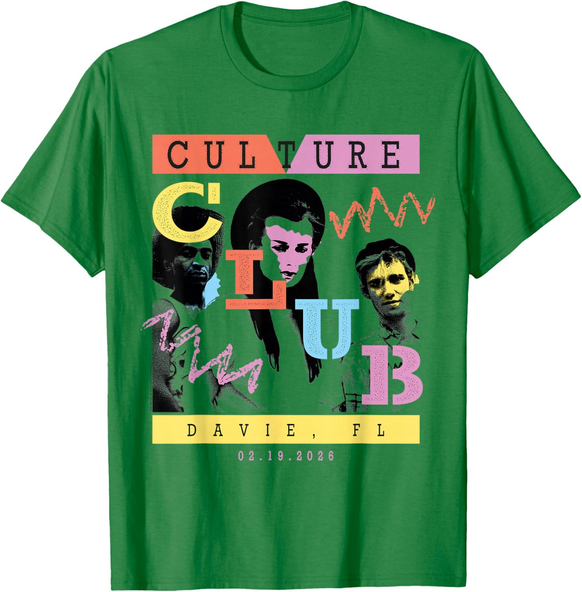 Culture Club 2026 Tour Davie T-Shirt - T-Shirt | Irish Green