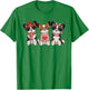 Cute Papillon Dog Valentine T-Shirt - T-Shirt | Irish Green