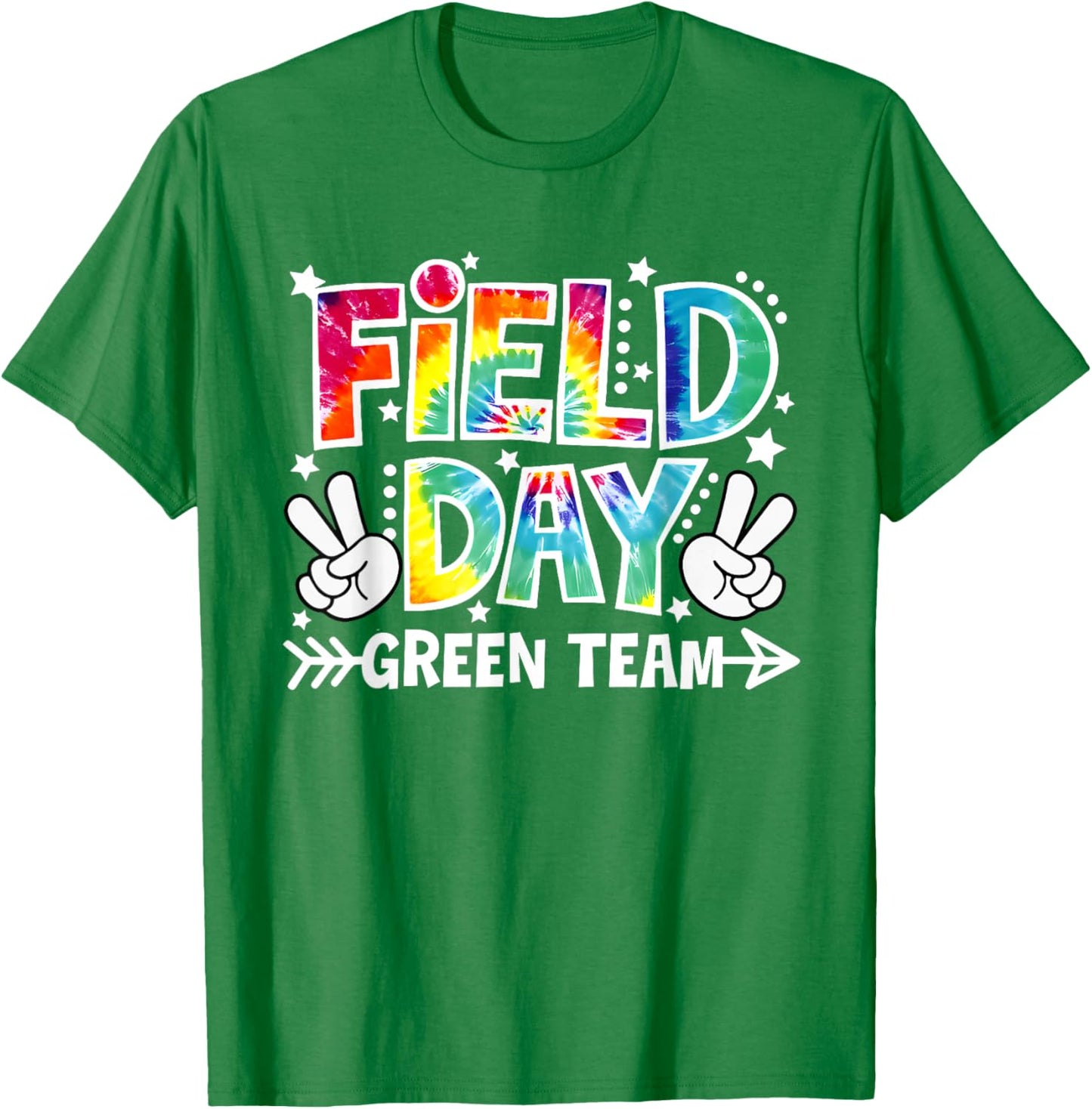 Field Day Green Team Funny for Teacher Kids Field Day Games T-Shirt - T-Shirt | Irish Green